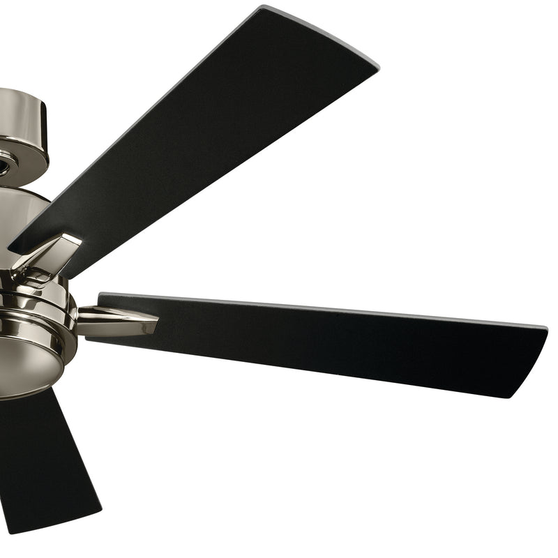 Kichler 330000PN 52"Ceiling Fan, Polished Nickel (2)