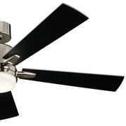 Kichler 330000PN 52"Ceiling Fan, Polished Nickel (4)