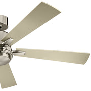 Kichler 330000PN 52"Ceiling Fan, Polished Nickel (6)