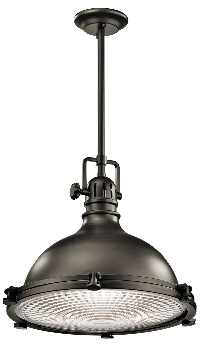 Kichler 2691OZ One Light Pendant, Olde Bronze