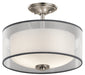 Kichler 43154AP Tallie Two Light Semi Flush Mount, Antique Pewter Main Image.jpg