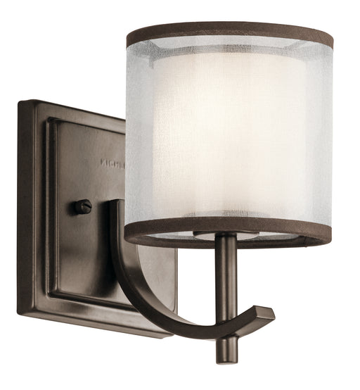 Kichler 45449MIZ Tallie One Light Wall Sconce, Mission Bronze Main Image.jpg