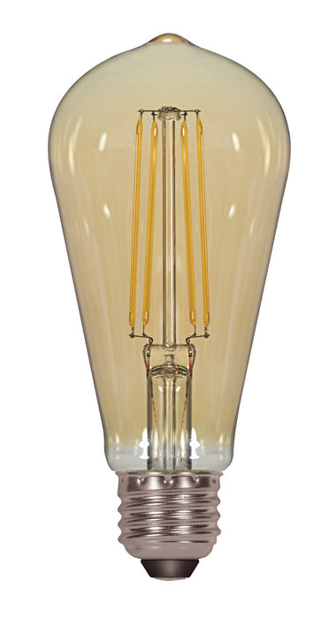 Satco S8612 Light Bulb, Transparent Amber Main Image.jpg