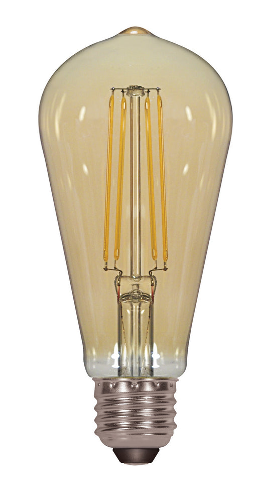 Satco S8612 Light Bulb, Transparent Amber Main Image.jpg