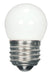 Satco S9161 Light Bulb, Coated White Main Image.jpg