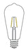 Satco S9579 Light Bulb, Transparent Amber Alternate Image.jpg