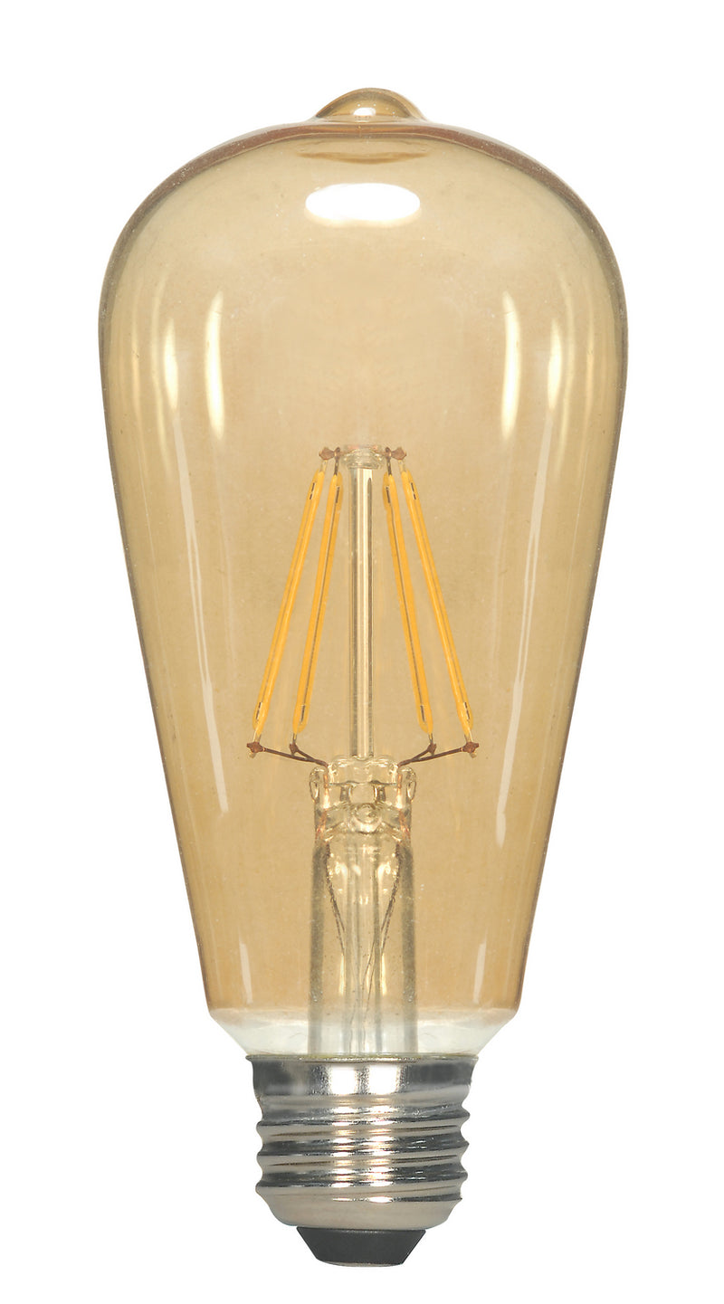 Satco S9579 Light Bulb, Transparent Amber Main Image.jpg