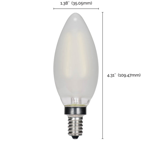 Satco S9868 Light Bulb, Frost Alternate Image.jpg