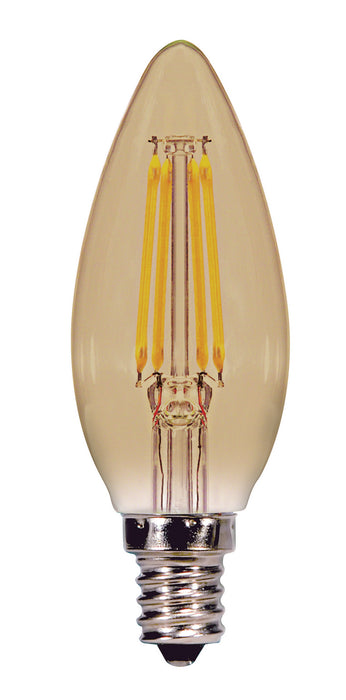 Satco S9986 Light Bulb, Transparent Amber Main Image.jpg