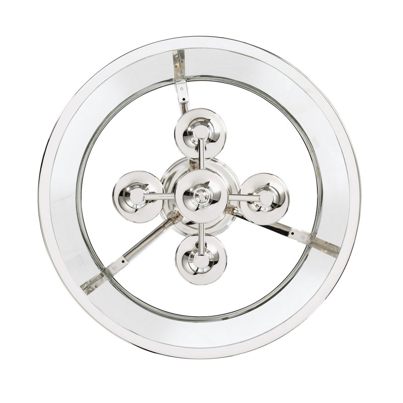Quoizel BAW1716PK Barlow Four Light Semi-Flush Mount, Polished Nickel Alternate Image 4.jpg