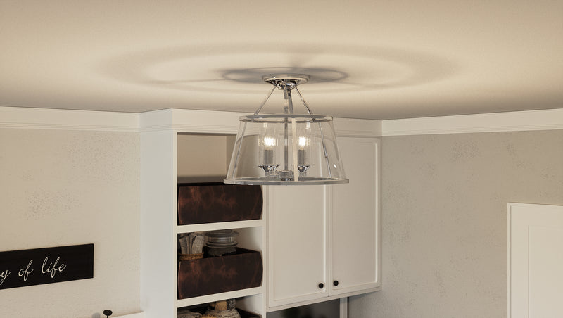 Quoizel BAW1716PK Barlow Four Light Semi-Flush Mount, Polished Nickel Alternate Image.jpg