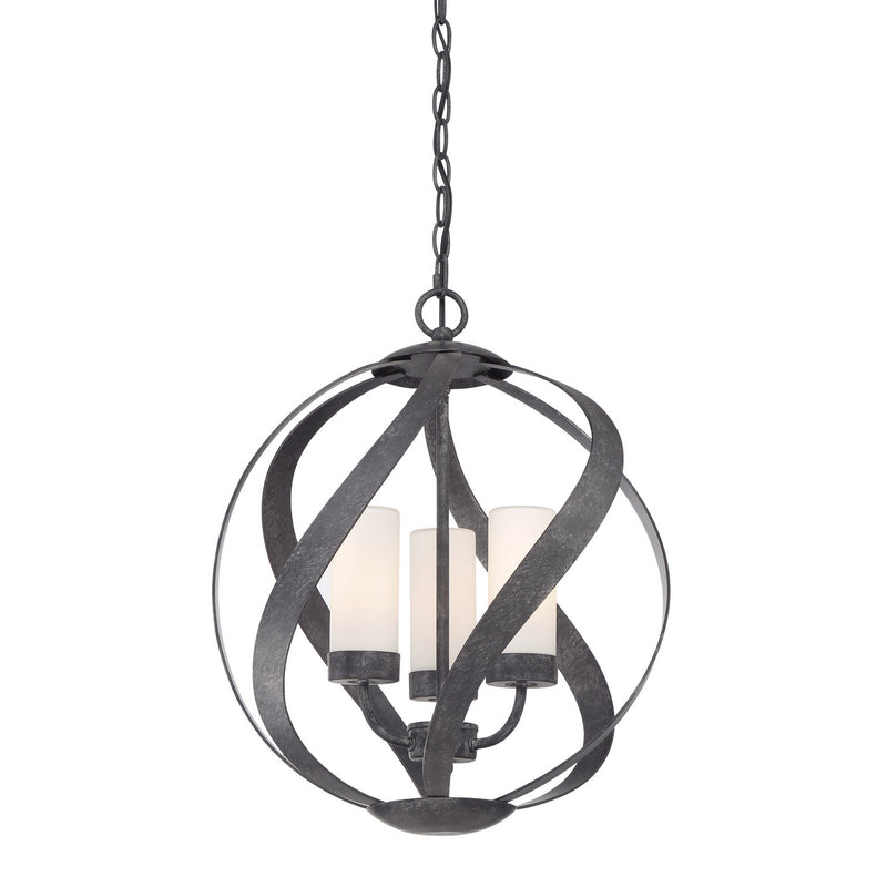 Quoizel BMS2816OK Blacksmith Three Light Pendant, Old Black Finish Alternate Image 2.jpg