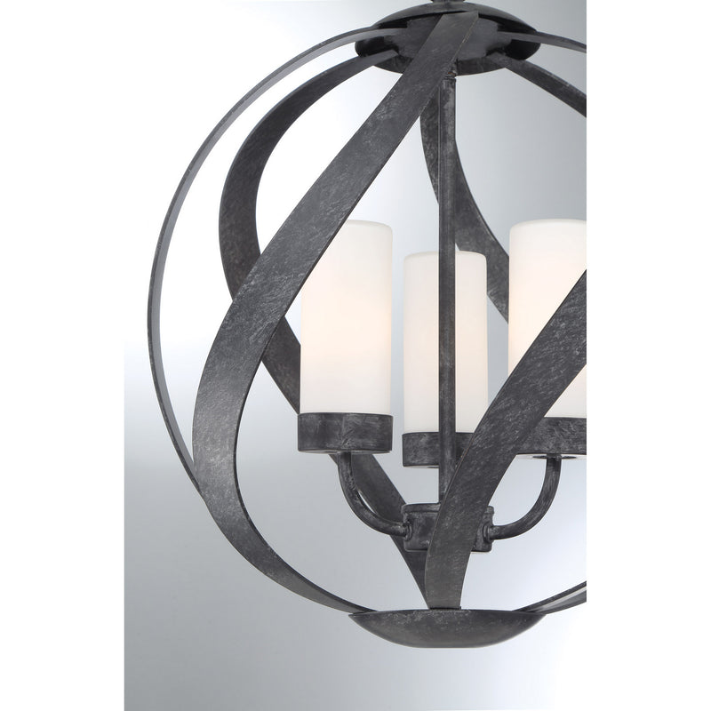 Quoizel BMS2816OK Blacksmith Three Light Pendant, Old Black Finish Alternate Image 4.jpg