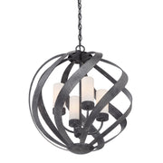 Quoizel BMS2820OK Blacksmith Four Light Pendant, Old Black Finish Alternate Image 3.jpg