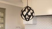 Quoizel BMS2820OK Blacksmith Four Light Pendant, Old Black Finish Alternate Image 4.jpg