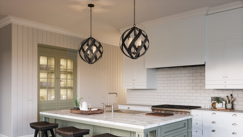 Quoizel BMS2820OK Blacksmith Four Light Pendant, Old Black Finish Alternate Image.jpg