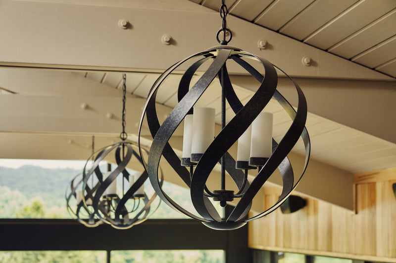 Quoizel BMS2820OK Blacksmith Four Light Pendant, Old Black Finish Alternate Image 10.jpg
