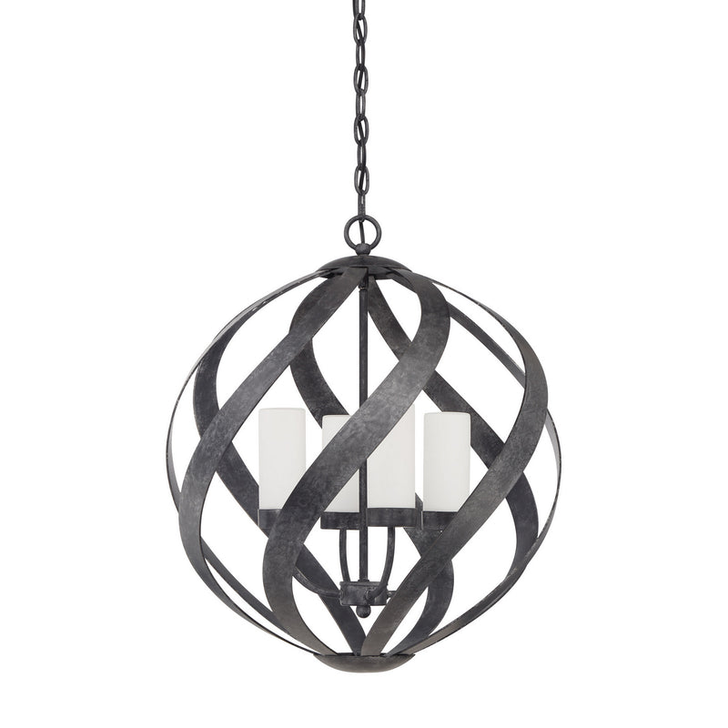 Quoizel BMS2820OK Blacksmith Four Light Pendant, Old Black Finish Alternate Image.jpg