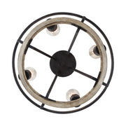 Quoizel BRT1717GK Brockton Four Light Semi-Flush Mount, Grey Ash Alternate Image 8.jpg