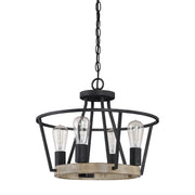 Quoizel BRT1717GK Brockton Four Light Semi-Flush Mount, Grey Ash Alternate Image.jpg
