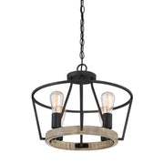 Quoizel BRT1717GK Brockton Four Light Semi-Flush Mount, Grey Ash Alternate Image 3.jpg