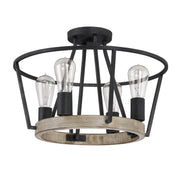 Quoizel BRT1717GK Brockton Four Light Semi-Flush Mount, Grey Ash Alternate Image.jpg