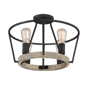 Quoizel BRT1717GK Brockton Four Light Semi-Flush Mount, Grey Ash Alternate Image 7.jpg