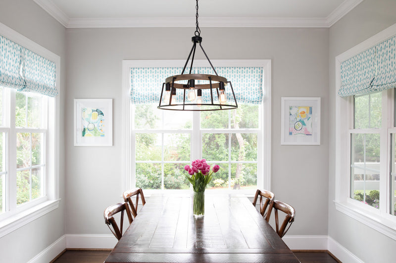 Quoizel BRT5006GK Brockton Six Light Chandelier, Grey Ash Alternate Image 7.jpg