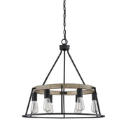 Quoizel BRT5006GK Brockton Six Light Chandelier, Grey Ash Alternate Image.jpg