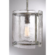 Quoizel FTS1509MM Fortress One Light Mini Pendant, Mottled Silver Alternate Image 3.jpg