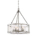 Quoizel FTS2821MM Fortress Five Light Pendant, Mottled Silver Alternate Image 3.jpg