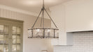 Quoizel FTS2821MM Fortress Five Light Pendant, Mottled Silver Alternate Image 4.jpg