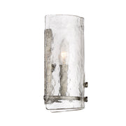 Quoizel FTS8802MM Fortress Two Light Wall Sconce, Mottled Silver Alternate Image 3.jpg