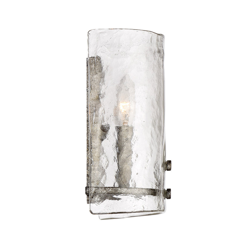 Quoizel FTS8802MM Fortress Two Light Wall Sconce, Mottled Silver Alternate Image 3.jpg