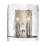 Quoizel FTS8802MM Fortress Two Light Wall Sconce, Mottled Silver Main Image.jpg