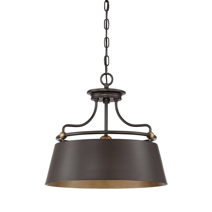 Quoizel FV2818WT Fairview Three Light Pendant, Western Bronze Alternate Image.jpg