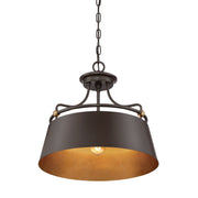 Quoizel FV2818WT Fairview Three Light Pendant, Western Bronze Alternate Image 2.jpg