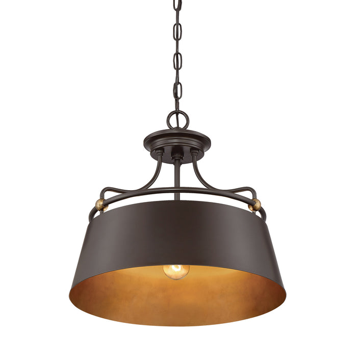 Quoizel FV2818WT Fairview Three Light Pendant, Western Bronze Alternate Image 2.jpg