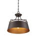 Quoizel FV2818WT Fairview Three Light Pendant, Western Bronze Alternate Image 2.jpg