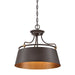 Quoizel FV2818WT Fairview Three Light Pendant, Western Bronze Alternate Image 3.jpg