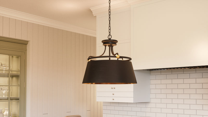 Quoizel FV2818WT Fairview Three Light Pendant, Western Bronze Alternate Image.jpg