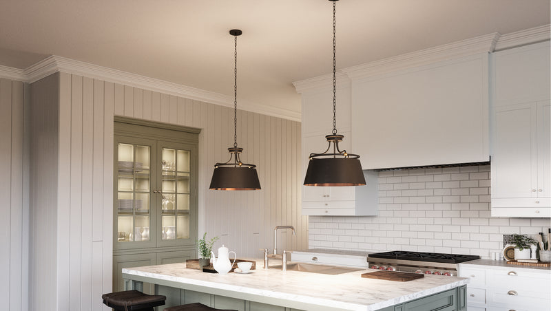 Quoizel FV2818WT Fairview Three Light Pendant, Western Bronze Alternate Image 6.jpg