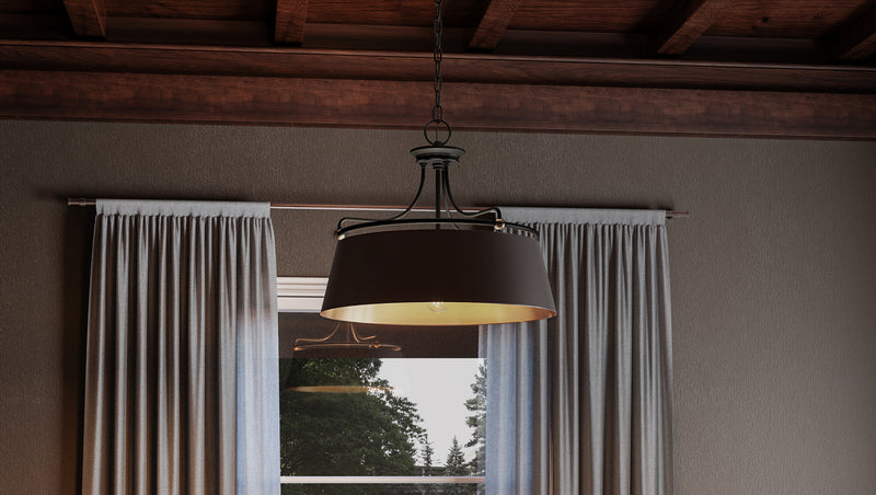 Quoizel FV2824WT Fairview Four Light Pendant, Western Bronze Alternate Image 6.jpg