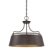 Quoizel FV2824WT Fairview Four Light Pendant, Western Bronze Alternate Image.jpg