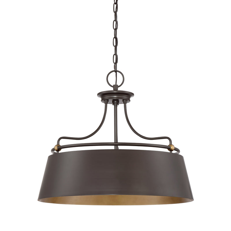 Quoizel FV2824WT Fairview Four Light Pendant, Western Bronze Alternate Image.jpg