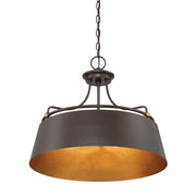 Quoizel FV2824WT Fairview Four Light Pendant, Western Bronze Alternate Image 2.jpg