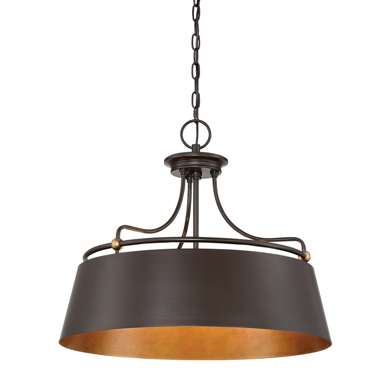 Quoizel FV2824WT Fairview Four Light Pendant, Western Bronze Alternate Image 3.jpg