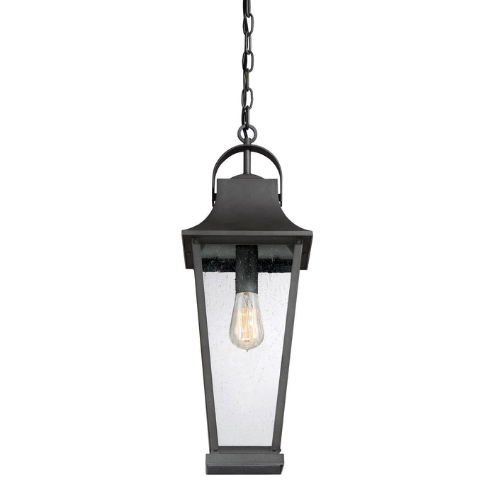 Quoizel GLV1908MB Galveston One Light Outdoor Hanging Lantern, Mottled Black Alternate Image 4.jpg