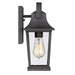 Quoizel GLV8406MB Galveston One Light Outdoor Wall Lantern, Mottled Black Alternate Image 3.jpg