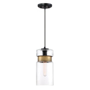 Quoizel GTG1506K Gathering One Light Mini Pendant, Mystic Black Alternate Image 2.jpg